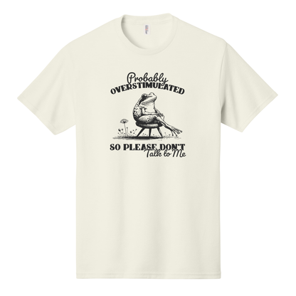 Probably Overstimulated So Please Don't Talk to Me Shirt, Funny Shirt, Antisocial Shirt