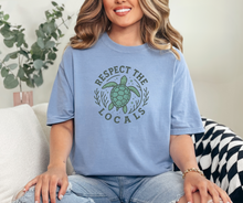 Respect the Locals Shirt, Ocean Shirt, Turtle Shirt (1717)