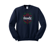 All Roads Lead Home at Christmas, Christmas Shirt, Christmas Sweatshirt