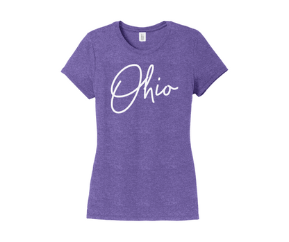 Ohio Shirt, Ohio Script Shirt, Women's Shirt (DM130L)