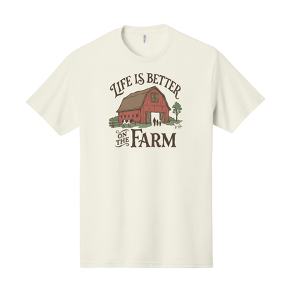 Life is Better on the Farm Shirt, Farmer Shirt, Agriculture Shirt, Barn Shirt
