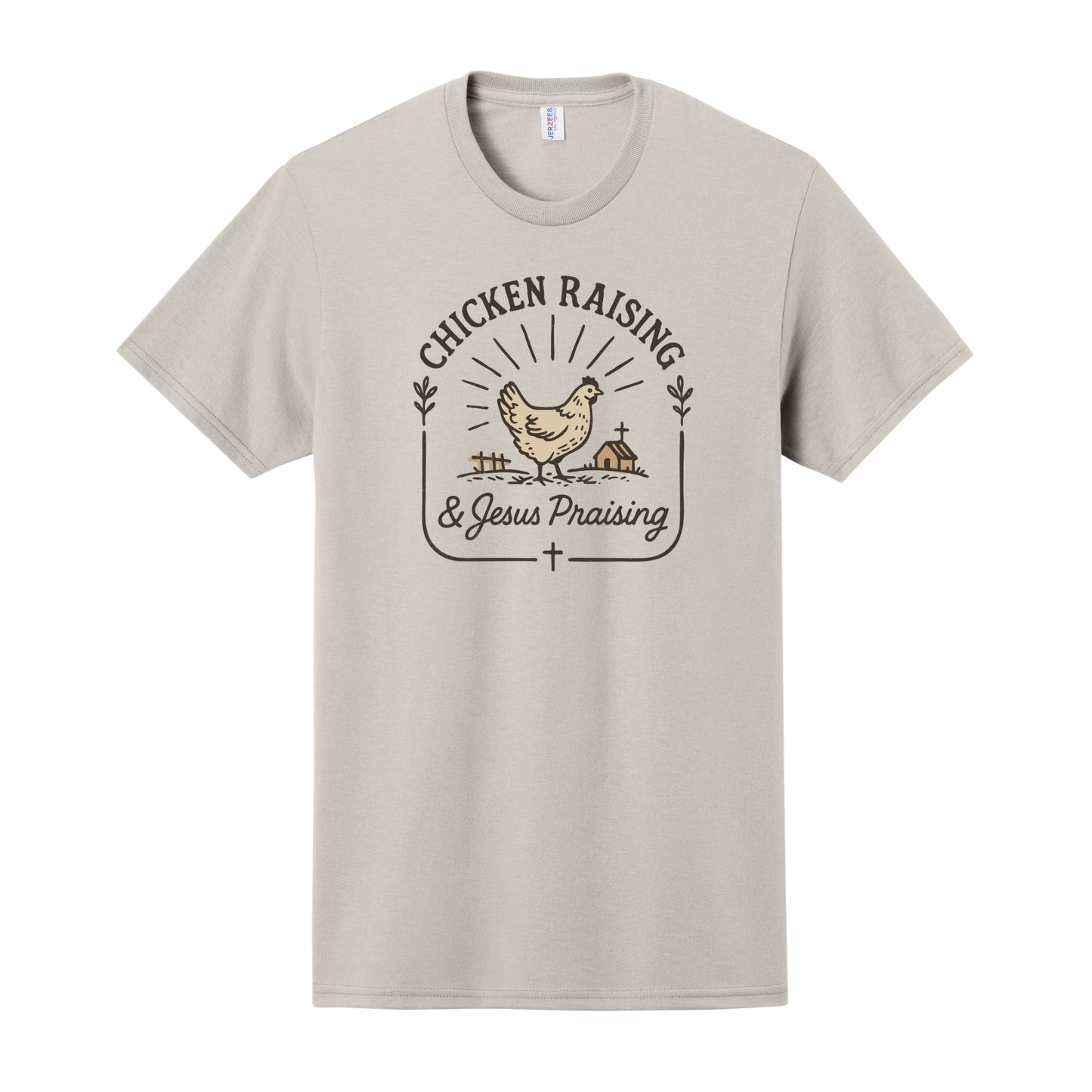 Chicken Raising & Jesus Praising Shirt, Christian Shirt, Christian Sweatshirt, Chicken Sweatshirt, Farm Shirt