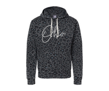 Ohio Hooded Sweatshirt, Leopard Print Hooded Sweatshirt, Glitter Hooded Sweatshirt, State Hooded Sweatshirt