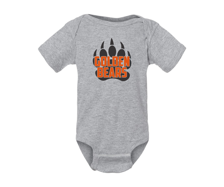 Gibsonburg Golden Bears (GBAS-13) Baby Onesie