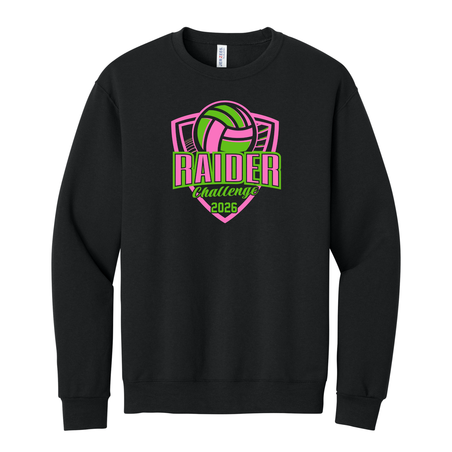 Lakota Volleyball Raider Challenge Basic Crewneck Sweatshirt