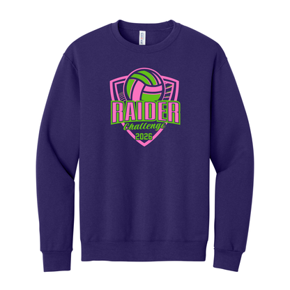 Lakota Volleyball Raider Challenge Basic Crewneck Sweatshirt