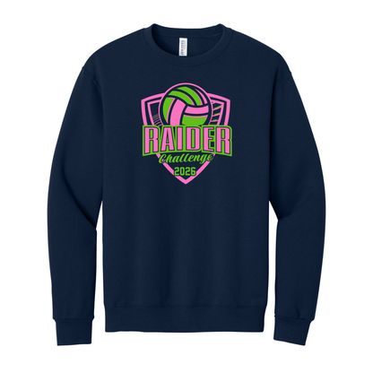 Lakota Volleyball Raider Challenge Basic Crewneck Sweatshirt