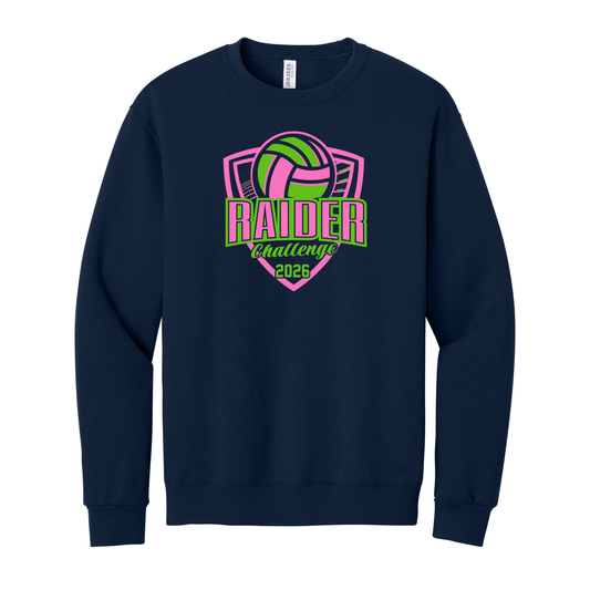 Lakota Volleyball Raider Challenge Basic Crewneck Sweatshirt