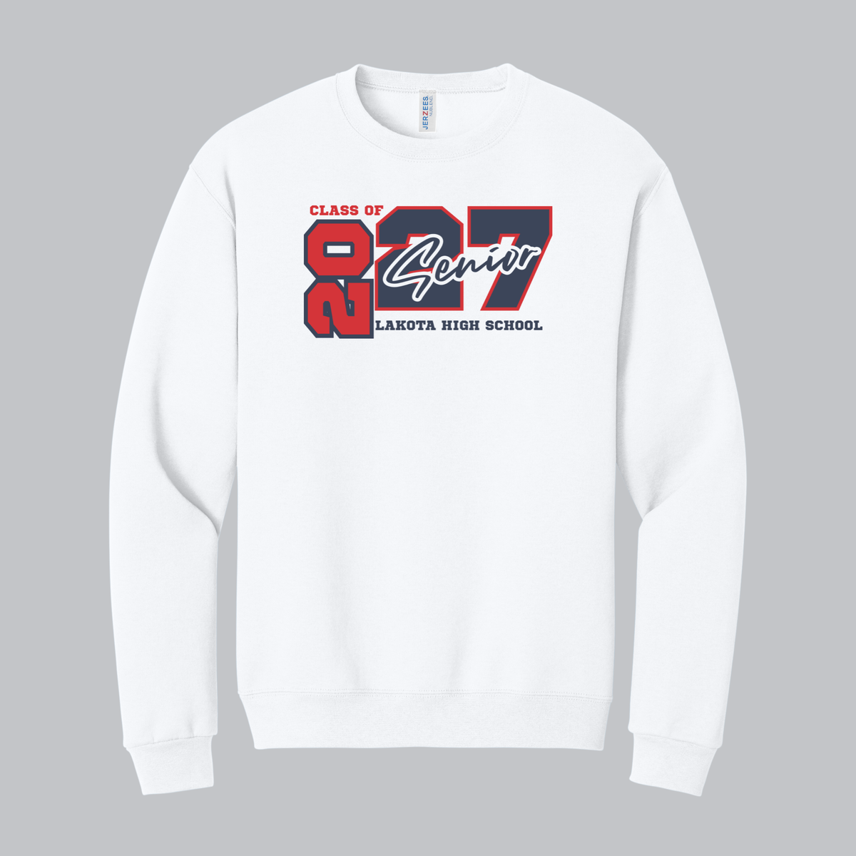 Lakota Senior Class Fundraiser Design 1 Basic Crewneck Sweatshirt