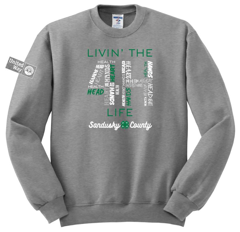 Sandusky County 4-H Basic Crewneck Sweatshirt