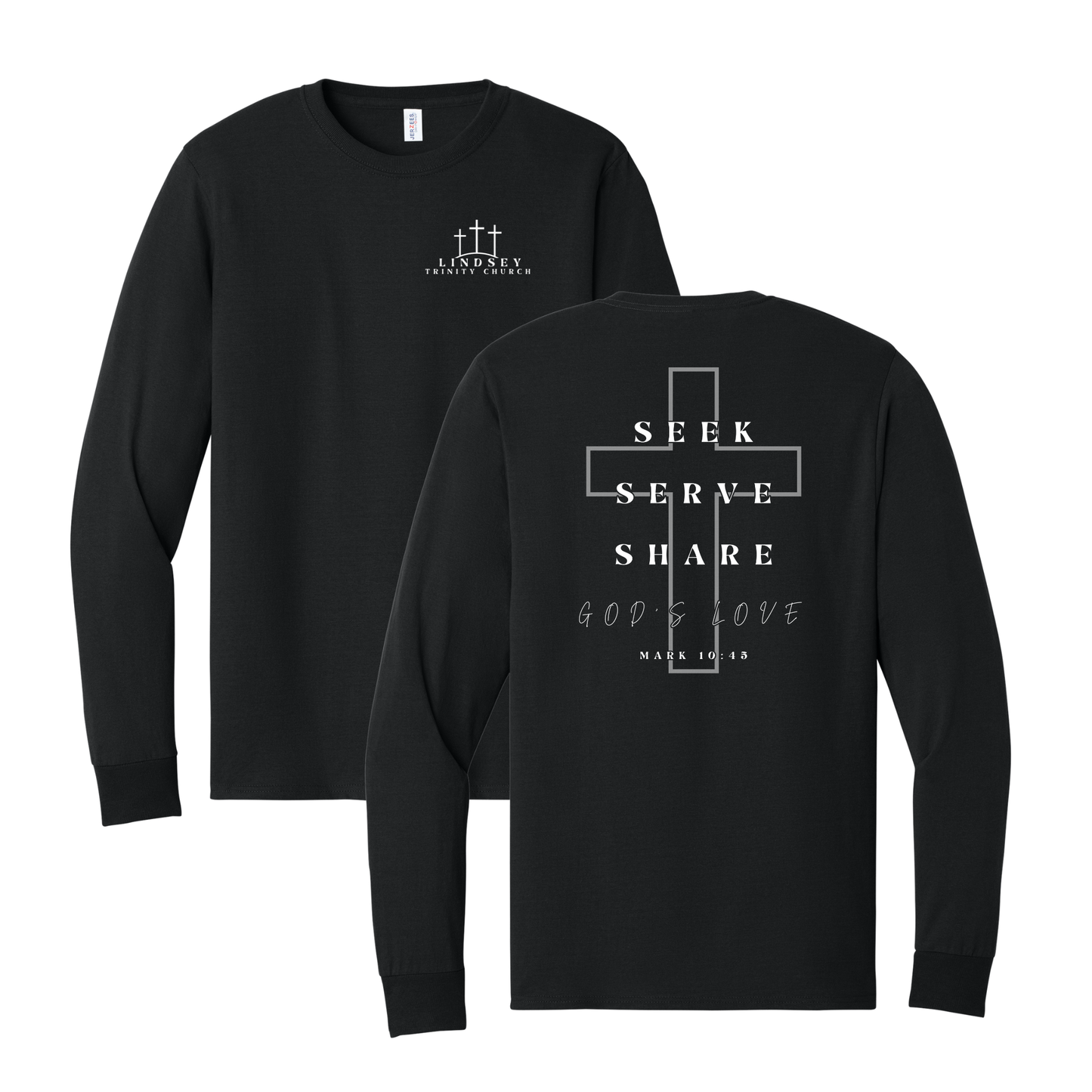 Lindsey Trinity Church Basic Long Sleeve T-Shirt