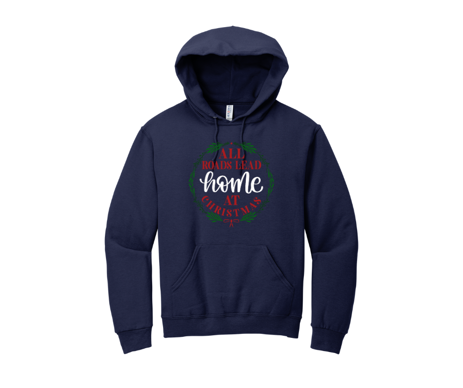 All Roads Lead Home at Christmas, Christmas Shirt, Christmas Sweatshirt