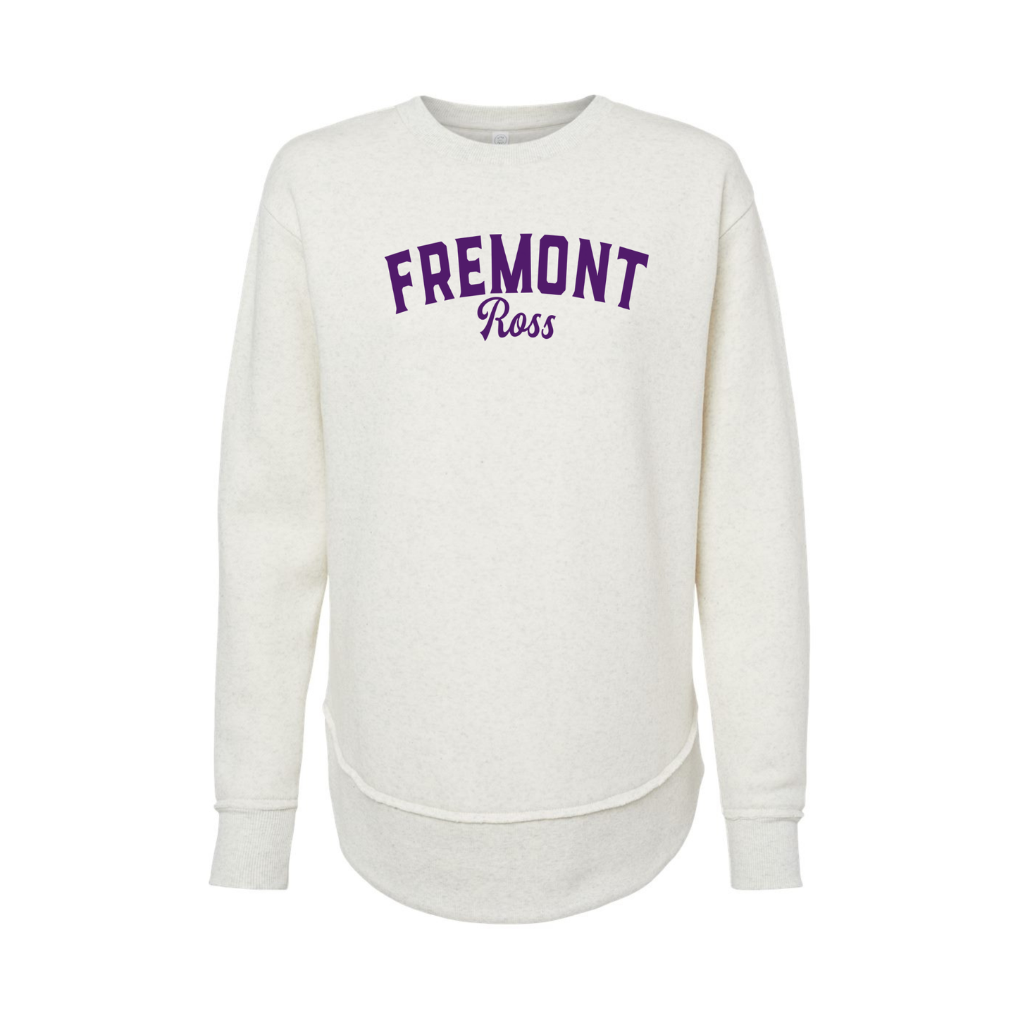 Fremont Ross (FRAS-30) Design on Women's Weekend Fleece Crewneck Sweatshirt (LAT3525)