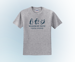 Walking by Faith Tripping Constantly Shirt, Faith Shirt, Christian Shirt (29M)