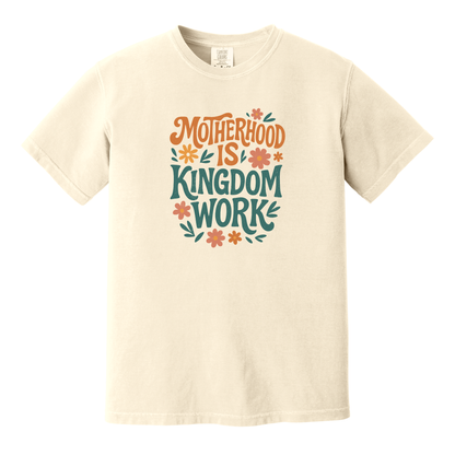 Motherhood is Kingdom Work Shirt, Mom Shirt, Mother's Day Gift, Christian Shirt, Christian Mom