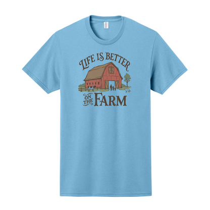 Life is Better on the Farm Shirt, Farmer Shirt, Agriculture Shirt, Barn Shirt