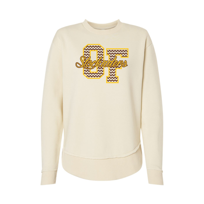 Old Fort (OFAS-06) Design on Women's Weekend Fleece Crewneck Sweatshirt (LAT3525)