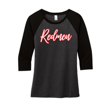 Fostoria (FOS-05) Design on District Women’s Perfect Tri 3/4-Sleeve Raglan (DM136L)