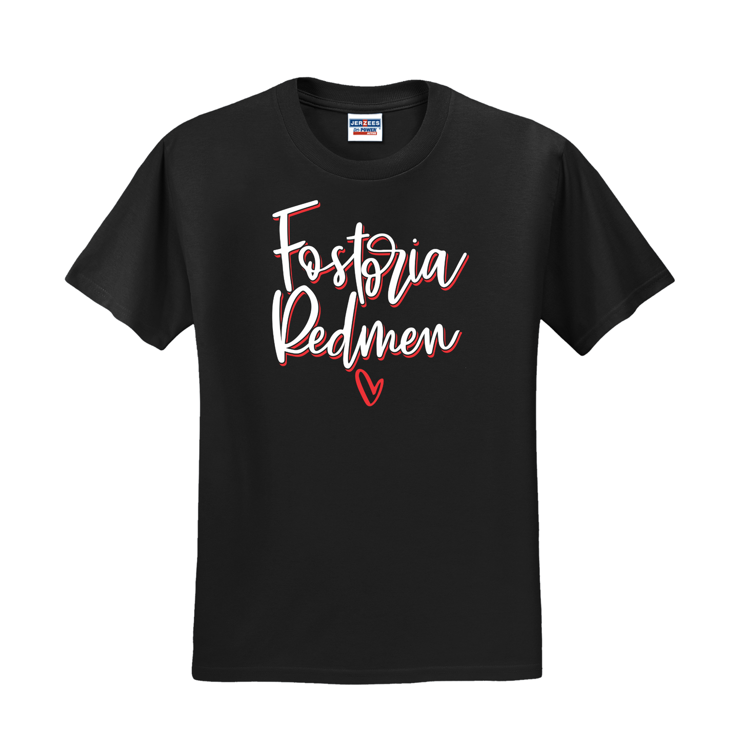 Fostoria Redmen (FOS-03) Design on Optional Apparel