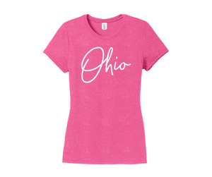 Ohio Shirt, Ohio Script Shirt, Women's Shirt (DM130L)