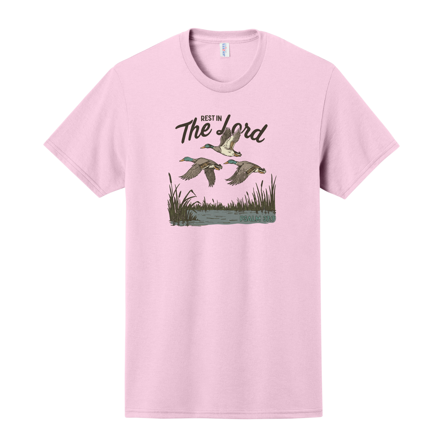 Rest in the Lord Shirt, Christian Shirt, Nature Shirt, Duck Shirt, Mallard Shirt