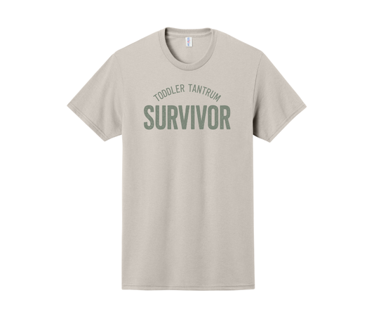 Toddler Tantrum Survivor Shirt, Mom Shirt, Dad Shirt, Funny Shirt (29M)