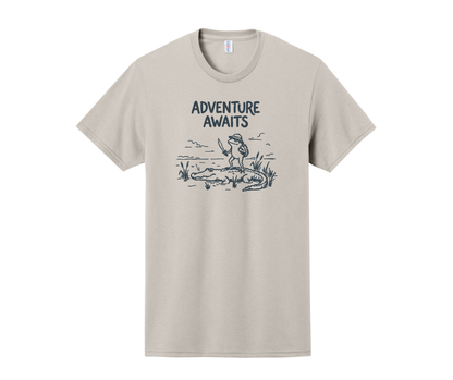 Adventure Awaits Shirt, Funny Shirt, Frog Shirt