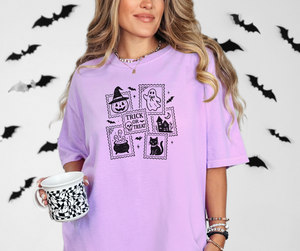 Trick or Treat Shirt, Halloween Shirt, Fall Shirt, Women's Shirt, Kids Shirt (1717)