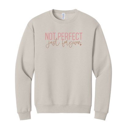 Not Perfect Just Forgiven Sweatshirt, Christian Sweatshirt, Faith Sweatshirt, Jesus Sweatshirt