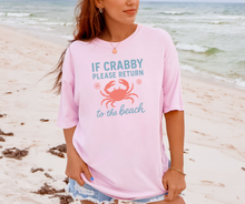 If Crabby Please Return to the Beach Shirt, Ocean Shirt, Summer Shirt, Women's Shirt (1717)