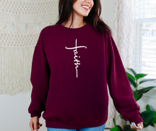 Faith Crewneck Sweatshirt, Faith Hooded Sweatshirt, Christian Sweatshirt, Women's Sweatshirt, Girl's Sweatshirt (562M/996M)