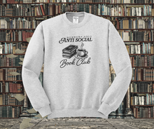 Members only Antisocial Book Club Crewneck Sweatshirt, Book Crewneck Sweatshirt, Book Lover Crewneck Sweatshirt