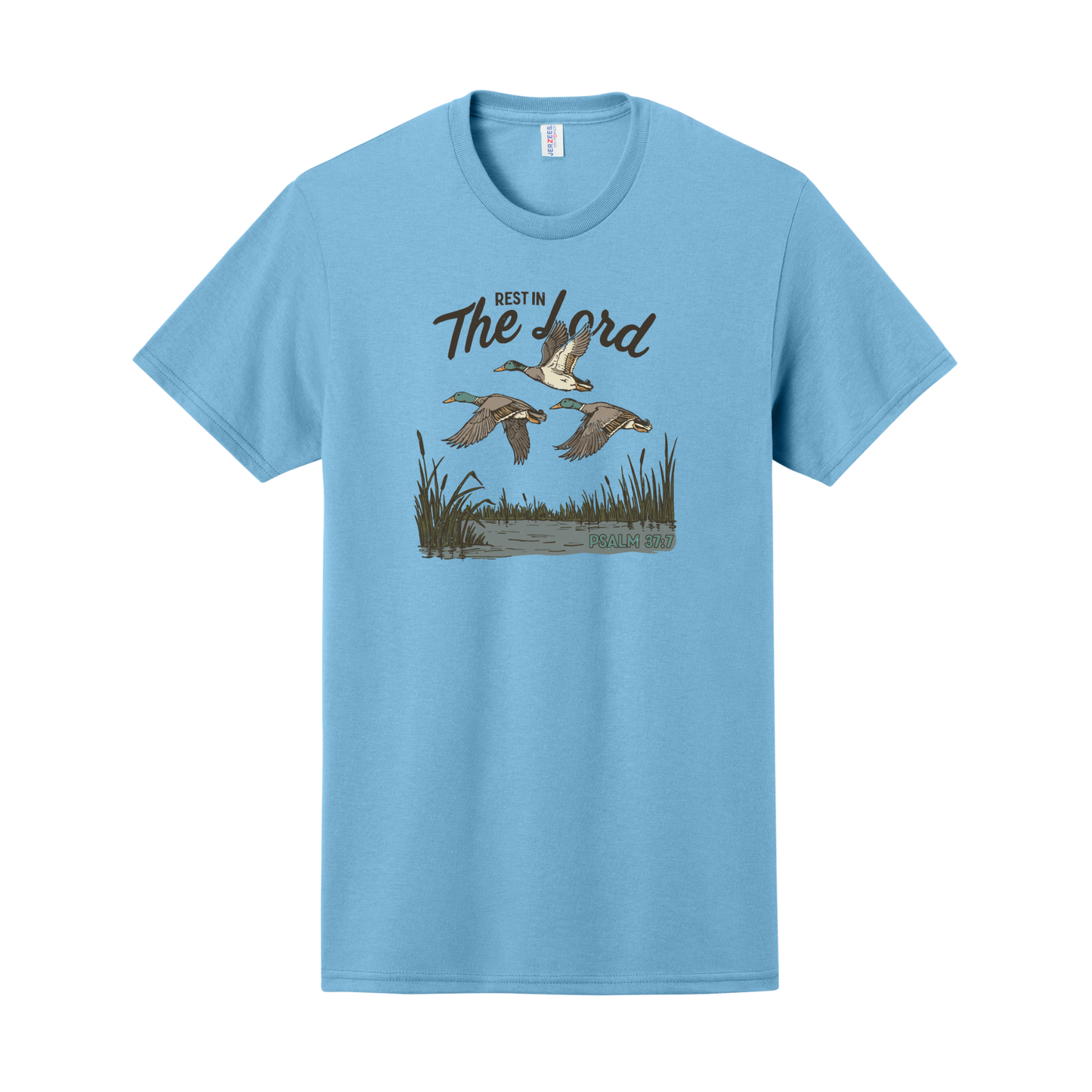 Rest in the Lord Shirt, Christian Shirt, Nature Shirt, Duck Shirt, Mallard Shirt