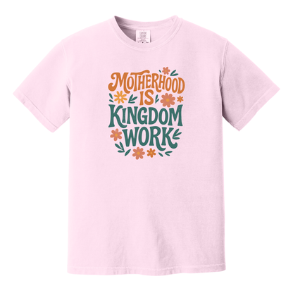 Motherhood is Kingdom Work Shirt, Mom Shirt, Mother's Day Gift, Christian Shirt, Christian Mom