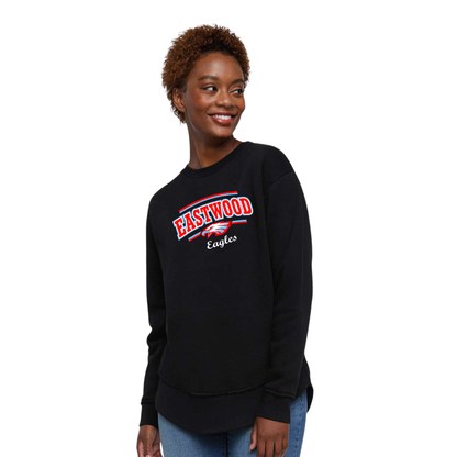 Eastwood (EWAS-02) Design on Women's Weekend Fleece Crewneck Sweatshirt (LAT3525)