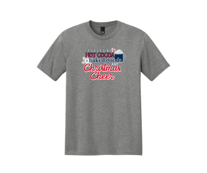 Fueled By Hot Cocoa Baked Goods and Christmas Cheer, Winter Shirt, Winter Sweatshirt, Christmas Shirt, Christmas Sweatshirt