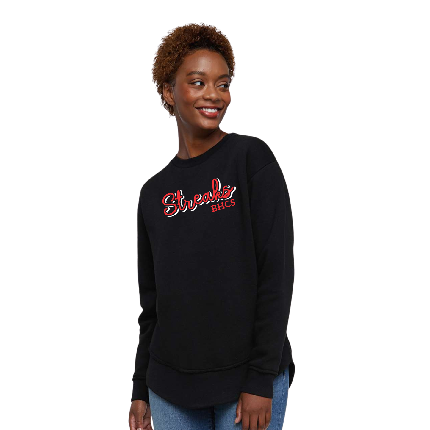 SJCC/BHCS (SJAS-23) Design on Women's Weekend Fleece Crewneck Sweatshirt (LAT3525)