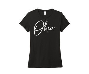Ohio Shirt, Ohio Script Shirt, Women's Shirt (DM130L)