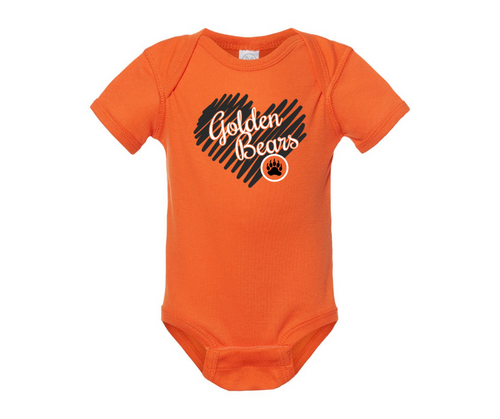 Gibsonburg Golden Bears (GBAS-07) Baby Onesie