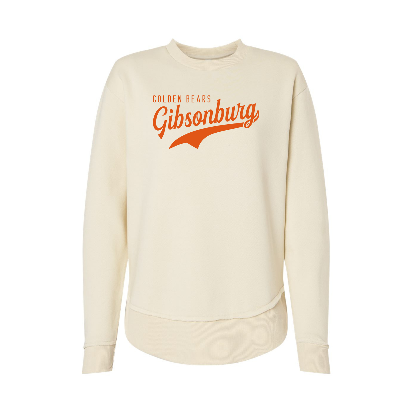 Gibsonburg (GBAS-37) Design on Women's Weekend Fleece Crewneck Sweatshirt (LAT3525)