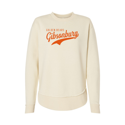 Gibsonburg (GBAS-37) Design on Women's Weekend Fleece Crewneck Sweatshirt (LAT3525)