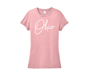 Ohio Shirt, Ohio Script Shirt, Women's Shirt (DM130L)