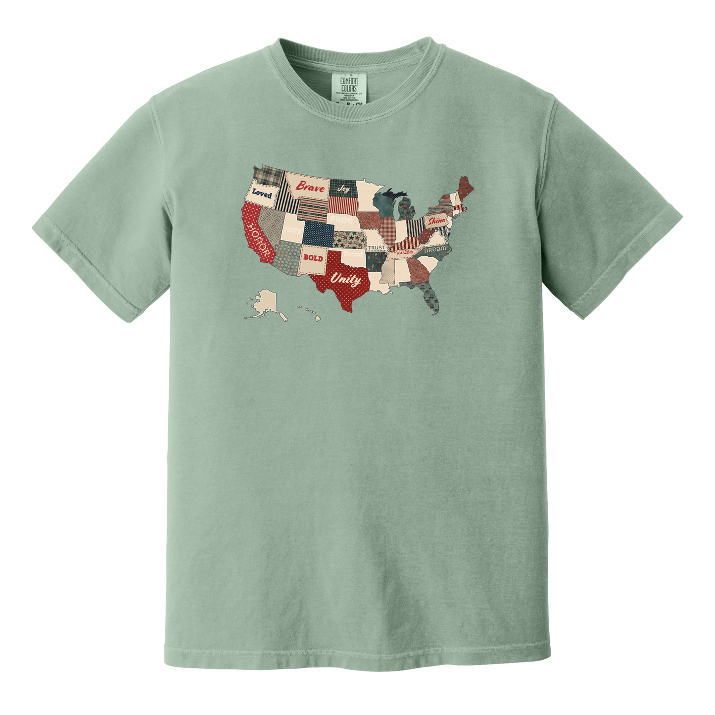 USA Map Shirt, Patriotic Shirt, State Shirt, USA Shirt
