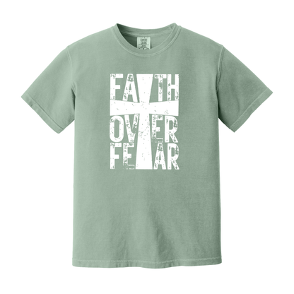 Faith Over Fear Shirt, Christian Shirt, Cross Shirt