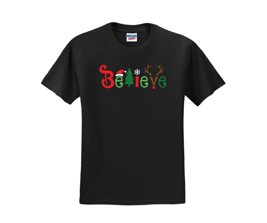 Believe Shirt, Believe Sweatshirt, Christmas Shirt, Christmas Sweatshirt