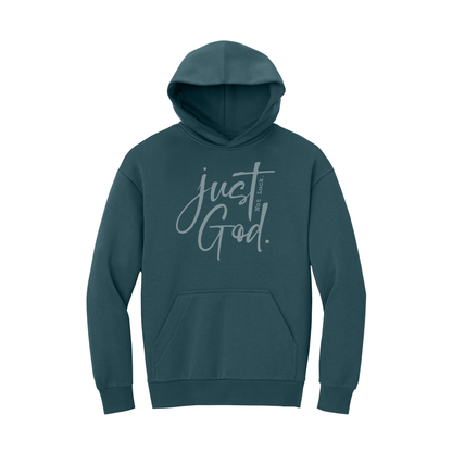 Just God. Not Luck. Sweatshirt, Christian Sweatshirt, Christian Hoodie, Christian Hooded Sweatshirt, Christian Crewneck Sweatshirt, Faith Sweatshirt