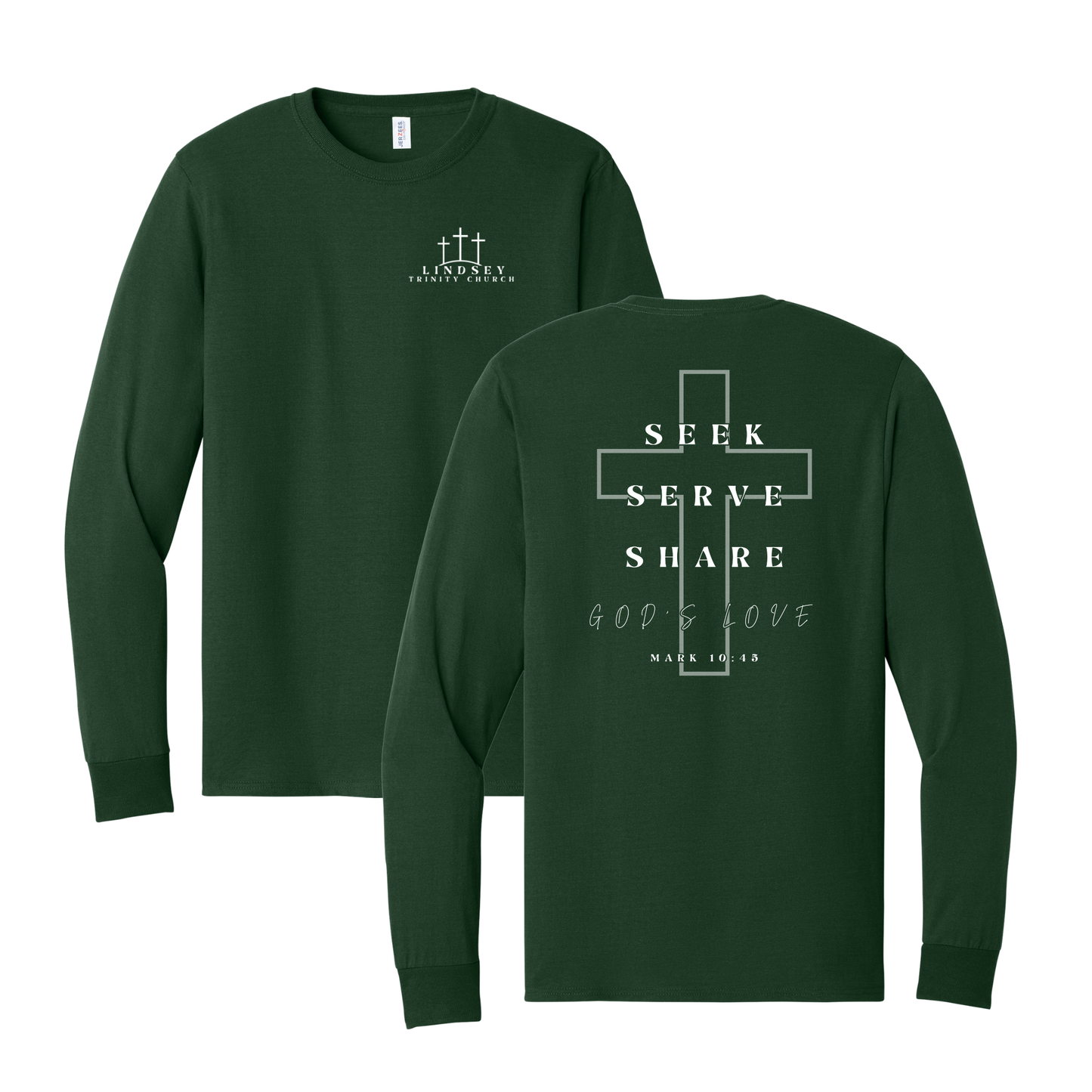 Lindsey Trinity Church Basic Long Sleeve T-Shirt