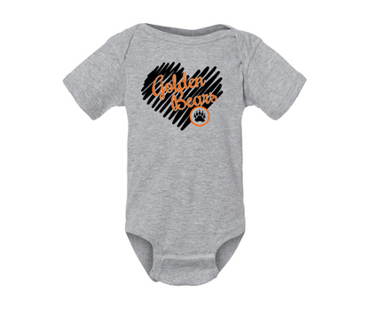 Gibsonburg Golden Bears (GBAS-07) Baby Onesie