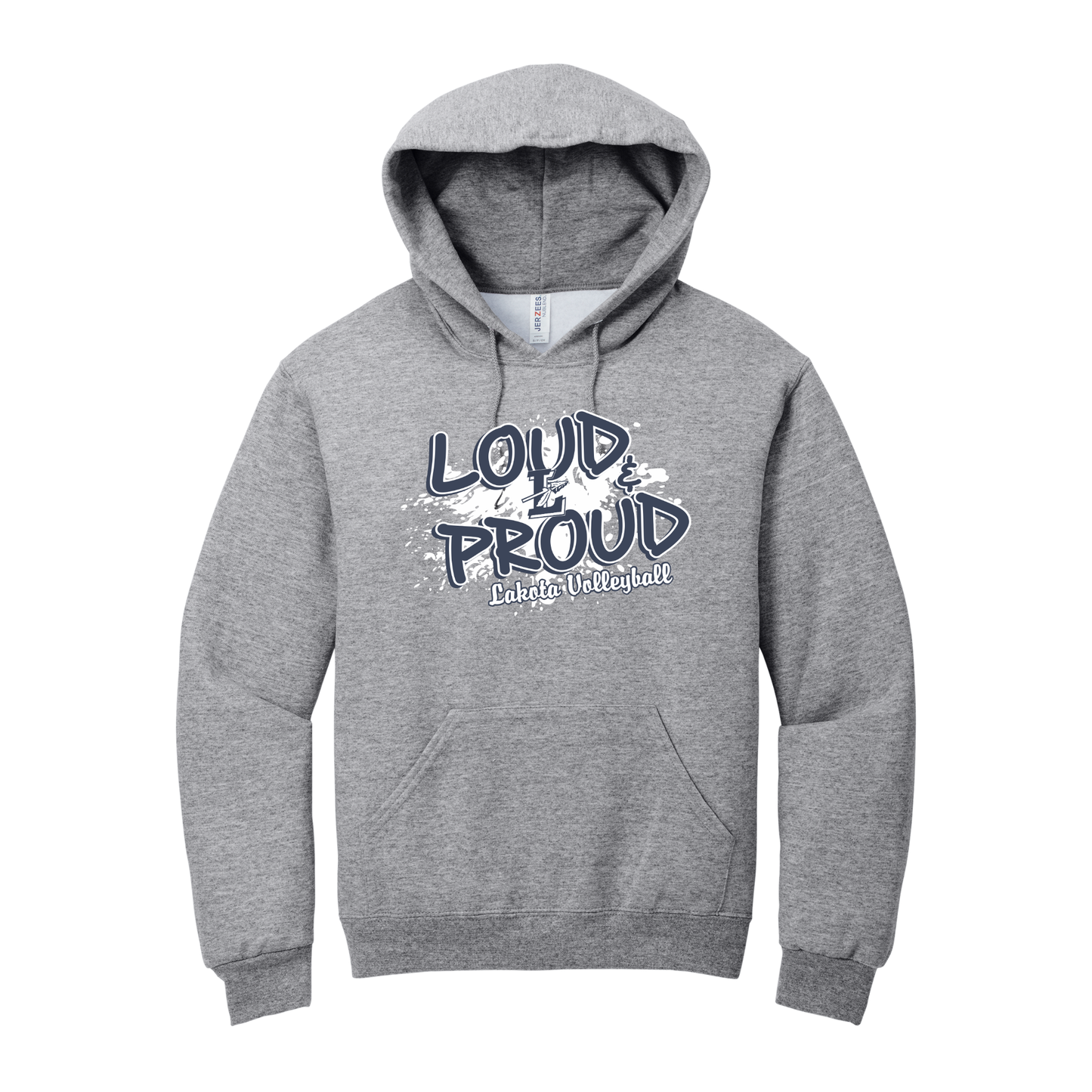 Lakota Volleyball Loud & Proud Basic Hooded Sweatshirt
