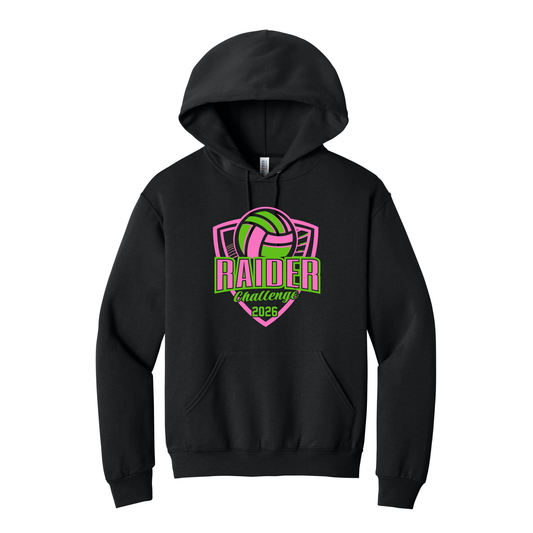 Lakota Volleyball Raider Challenge Basic Hooded Sweatshirt